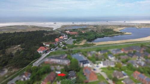 Luftaufnahme - Lage - Einfamilienhaus mit 160,00 m&sup2; in Sankt Peter-Ording zum Kaufen