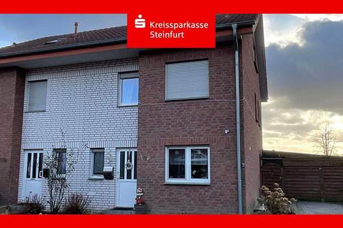 Außenaufnahme - Charmante Doppelhaushälfte in zentraler Lage von Lienen-Kattenvenne