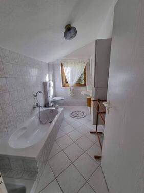 Badezimmer im Dachspitz - 