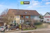 Luftaufnahme - 360° I Gepflegtes Reihenmittelhaus in Aitrach - bezugsfrei