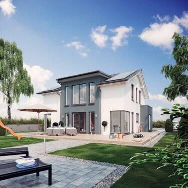 Beispielbebauung Sunshine 154 - LivingHaus - Dein individuell geplantes Traumhaus in Wurmberg mit innovativem Baukonzept