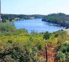 Blick auf die idyllische Bucht - Grundstück in Liscomb