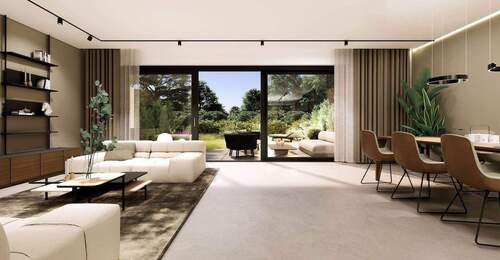 Elegance Wohnbereich - 6 Zimmer Reihenendhaus in München