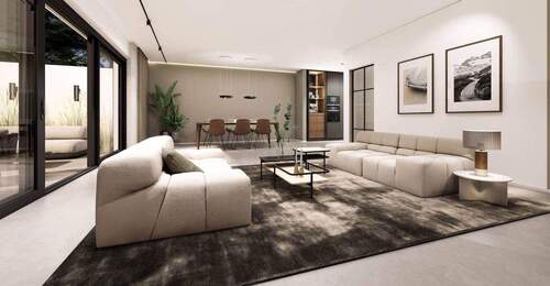 Elegance Wohnzimmer - Reihenendhaus mit 206,00 m&sup2; in München zum Kaufen