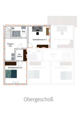 Wohnung Vorderhaus OG links - 