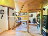 Altes Fachwerk im Wohnzimmer - 