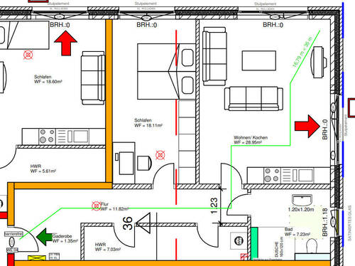 WE 4 - 2 Zimmer Etagenwohnung in Bad Zwischenahn