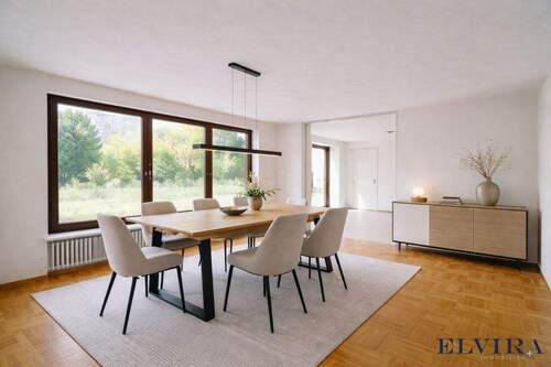 Esszimmer - 8 Zimmer Einfamilienhaus in Gräfelfing