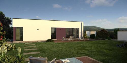Modernes Bungalow mit Flachdach - 4 Zimmer Bungalow zum Kaufen in Ershausen Schimberg