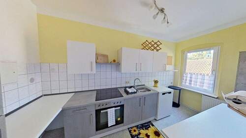 Küche - 5 Zimmer Etagenwohnung zur Miete in Köthen/ Anhalt