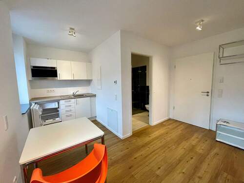 Küchen- und Essbereich - 1 Zimmer Etagenwohnung zur Miete in Nürnberg