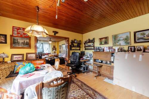 Esszimmer mit Blick ins Wohnzimmer - 