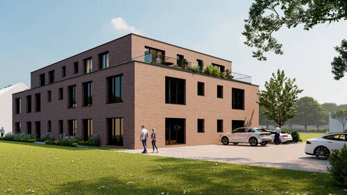Visualisierung - Neubau eines Mehrfamilienhauses mit 12 Wohneinheiten