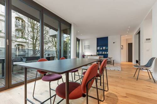 Offener Wohn- und Essbereich - 2-Zimmer-Wohnung mit Süd-Balkon und Einbauküche