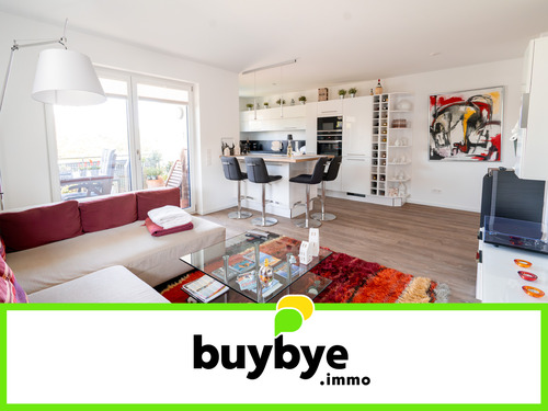 Titelbild - Frankfurt am Main: Moderne und luxuriöse Eigentumswohnung mit Balkon und 2 TG Stellplätzen