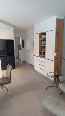 Wohnzimmer mit Küche - 