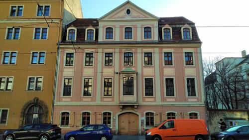 Straßenansicht .jpg - Büroräume im historischen barocken Gebäude in der Friedrichstadt-Dresden