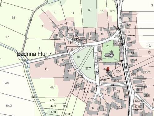 Flurkarte - 4 Zimmer Einfamilienhaus zum Kaufen in Schönwölkau