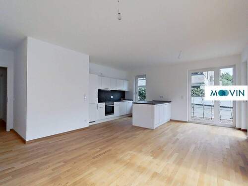Ansicht II: Wohn- und Esszimmer mit offener Küche - Etagenwohnung mit 95,10 m² in Wolfsburg zur Miete