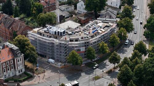 Monshof Aktueller Stand vorne - 3 Zimmer Etagenwohnung in Lüneburg