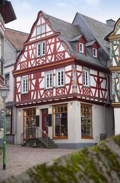 Außenansicht / Fußgängerzone - Historisches Fachwerkhaus Obergasse 1 