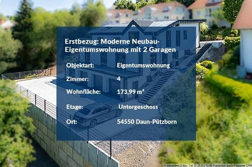 Eigentumswohnung UG Daun - 4 Zimmer Etagenwohnung zum Kaufen in Daun