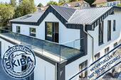 Blick auf den Balkon - Erstbezug: Moderne Neubau-Erdgeschoss-Eigentumswohnung mit 2 Garagen in Daun-Pützborn