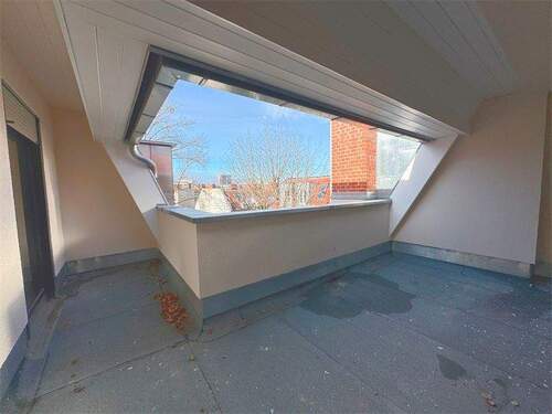 Dachloggia auf Wohnebene - 