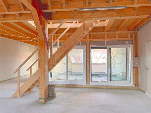 Terrasse und Aufgang Rooftop - Etagenwohnung mit 141,00 m&sup2; in Berlin zum Kaufen