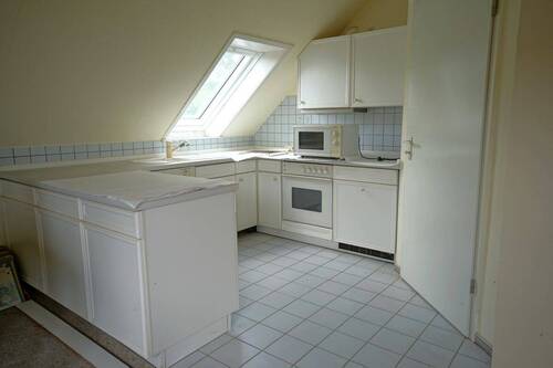 offene Wohnküche Dachgeschosswohnung - 