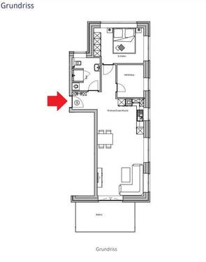 Bild 2 - 2 Zimmer Etagenwohnung zum Kaufen in Schortens