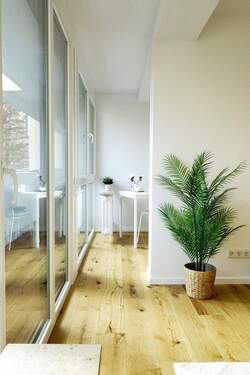 Durchgang Wohnzimmer Küche - 3 Zimmer Etagenwohnung zum Kaufen in Heidelberg