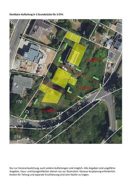 Aufteilung in 3_Grundstücke - 