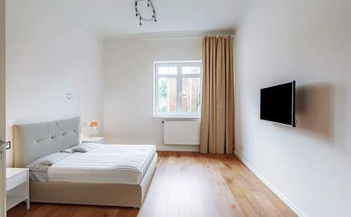 Schlafzimmer - 1 Zimmer Etagenwohnung zur Miete in Leipzig