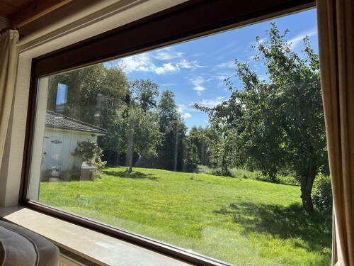 Panoramafenster im Wohnzimmer - 