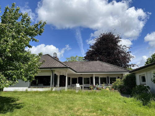 Südseite Terrasse - 4 Zimmer Einfamilienhaus zum Kaufen in Leck
