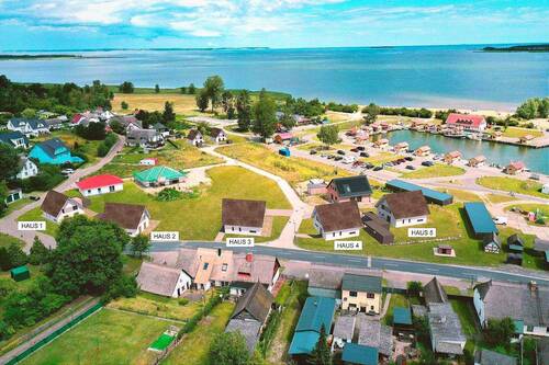 Darstellung Freest 3D Vogelperspektive_04.02.2025. - Reetgedecktes Einfamilienhaus in Freest