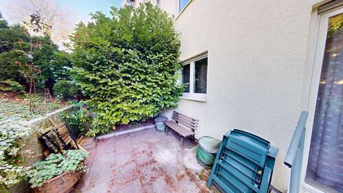 Wohnzimmer - Moderne und barrierefreie Eigentumswohnung im Erdgeschoss