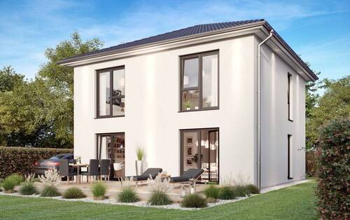 Ansicht_Aktionshaus_4 - Ihr modernes Traumhaus zum Aktionspreis - in Kitzscher mit ScanHaus