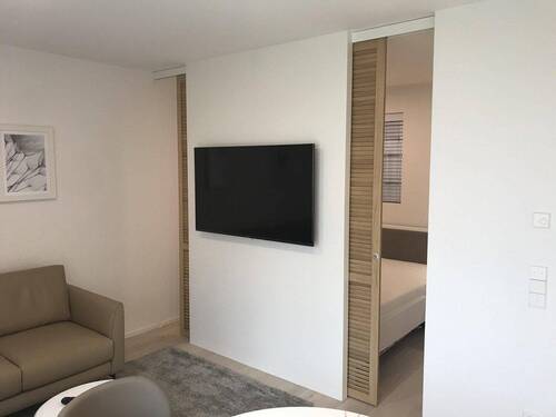 Wohnen/Blick zum Bett - 