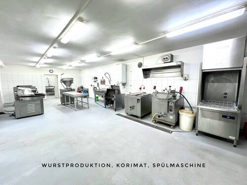 frühere Wurstproduktion - 
