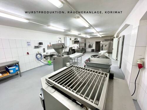 frühere Wurstproduktion - 