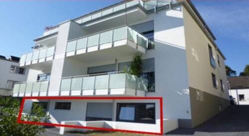Ansicht hinten - Moderne Gartenwohnung mit eigenem Eingang in ruhiger Lage von Hebborn