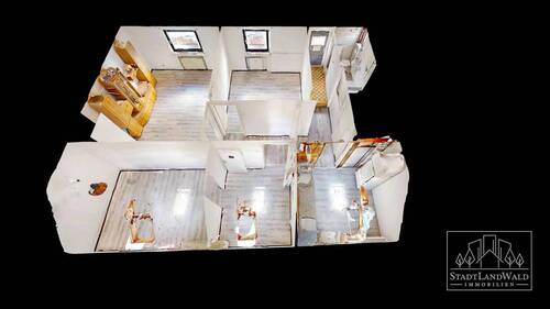Wohnungsansicht in 3D - 