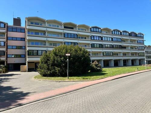Vorderseite der Wohnanlage - 
