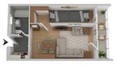 Grundriss (nicht maßstabsgetreu) - 