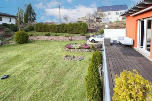 Ausblick vom Balkon in den Garten(1) - 