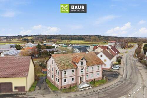 Luftaufnahme - 1 Zimmer Einfamilienhaus zum Kaufen in Mengen / Rulfingen