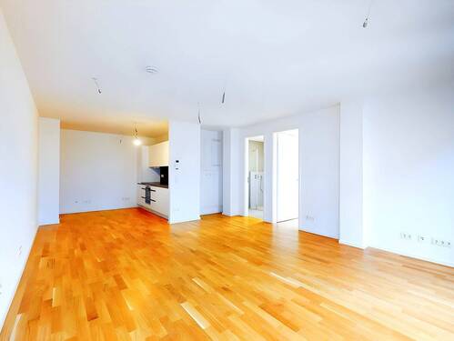 Bild 1 - Moderne 2-Zimmer-Wohnung mit Einbauküche, Tiefgarage und Skyline-Deck in Frankfurt-Bornheim
