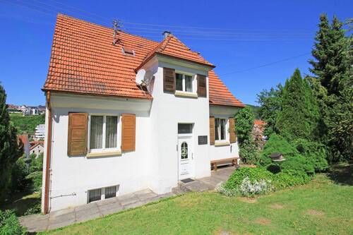 Hintereingang mit Terrasse - 